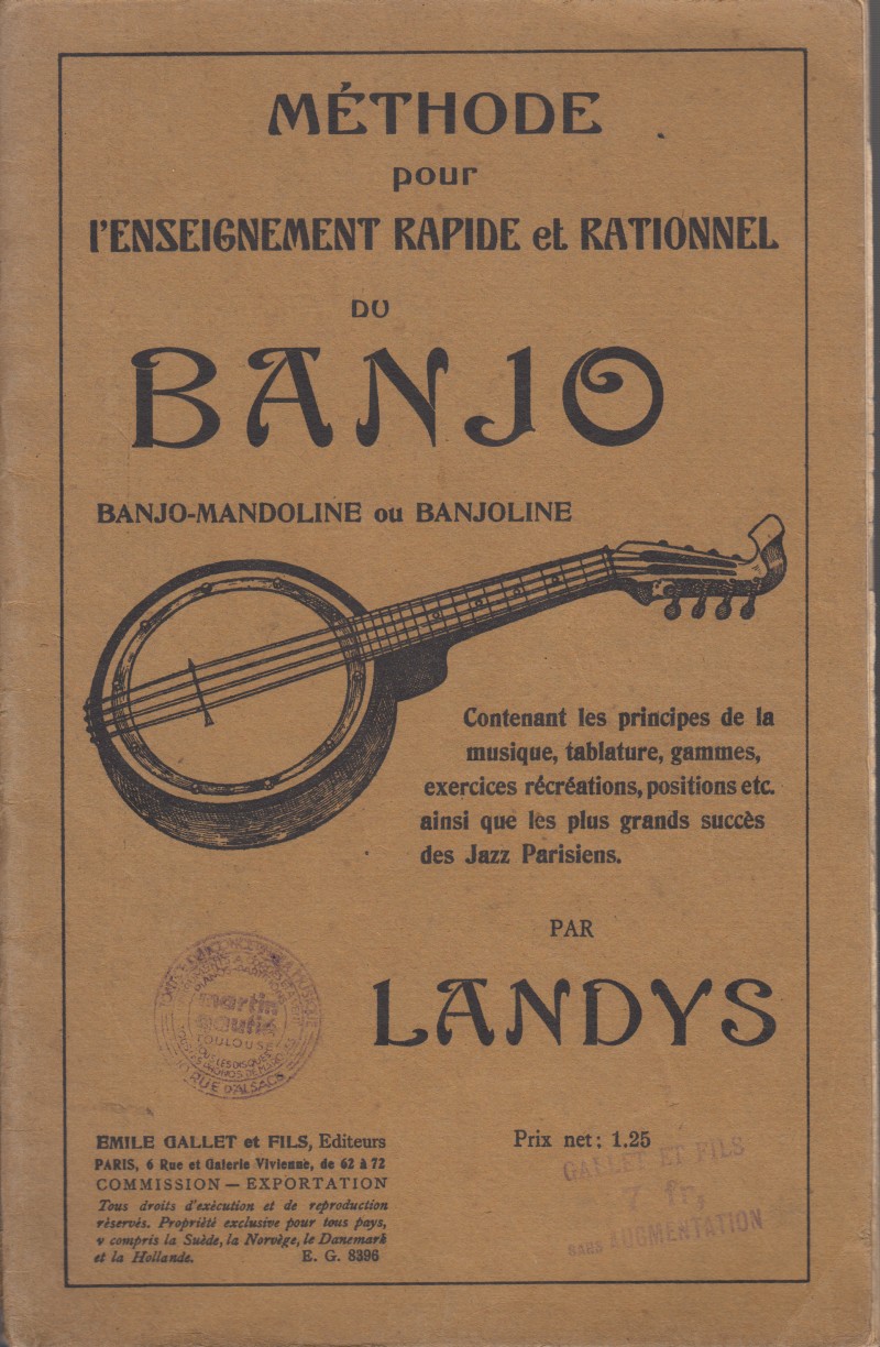 Methode du Banjo, Banjoline, Banjo-Mandoline by Landys