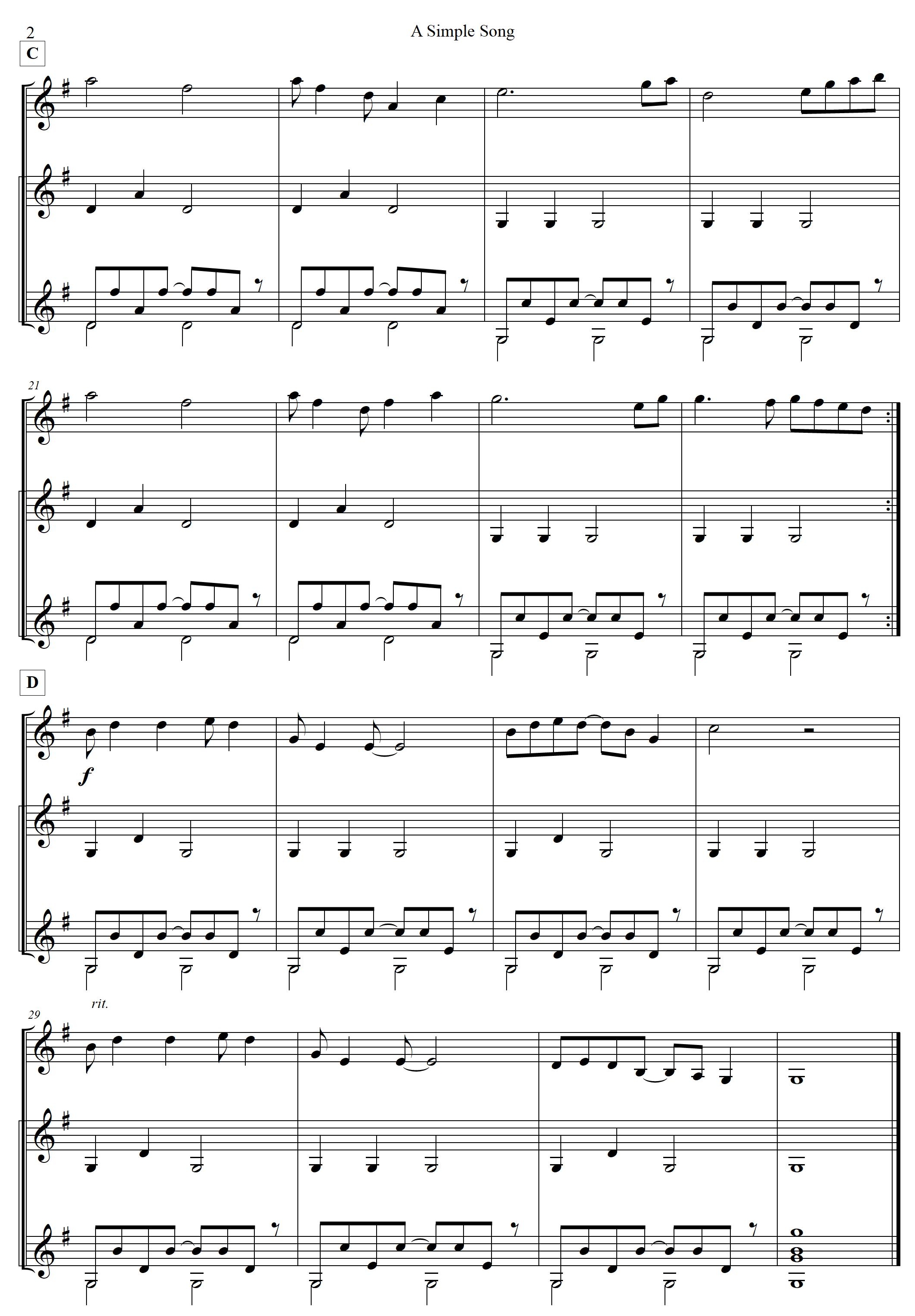 Mandoline lernen - A Simple Song 