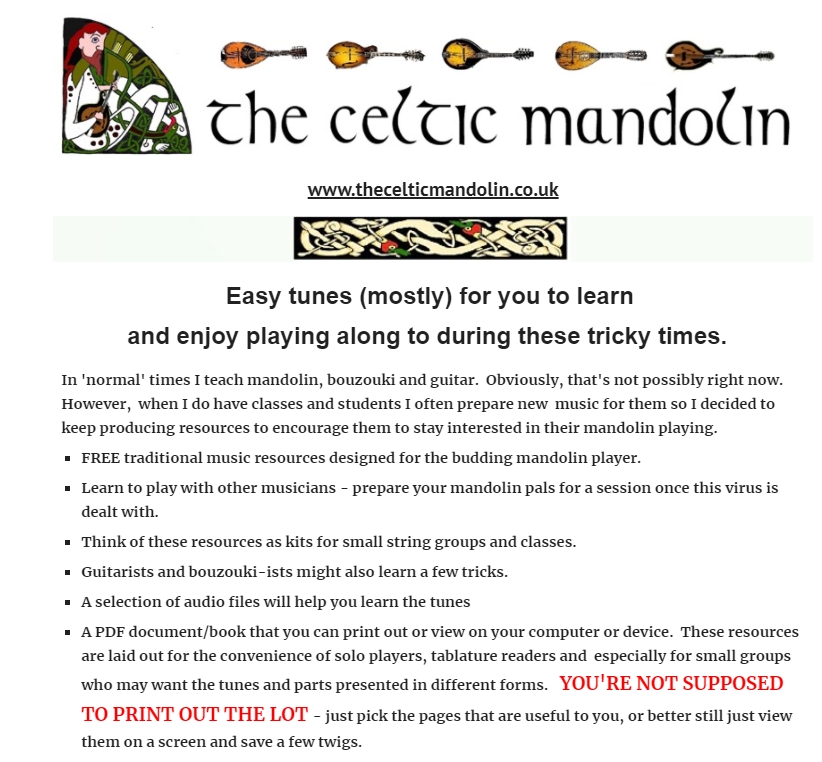 The Celtic Mandolin  kostenlose Noten