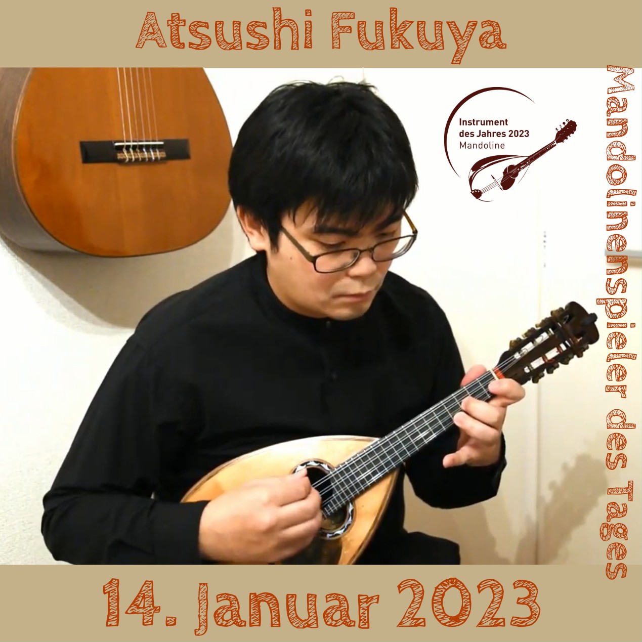 Atsushi Fukuya Mandoline Instrument des Jahres 2023 Mandolinenspielerin des Tages