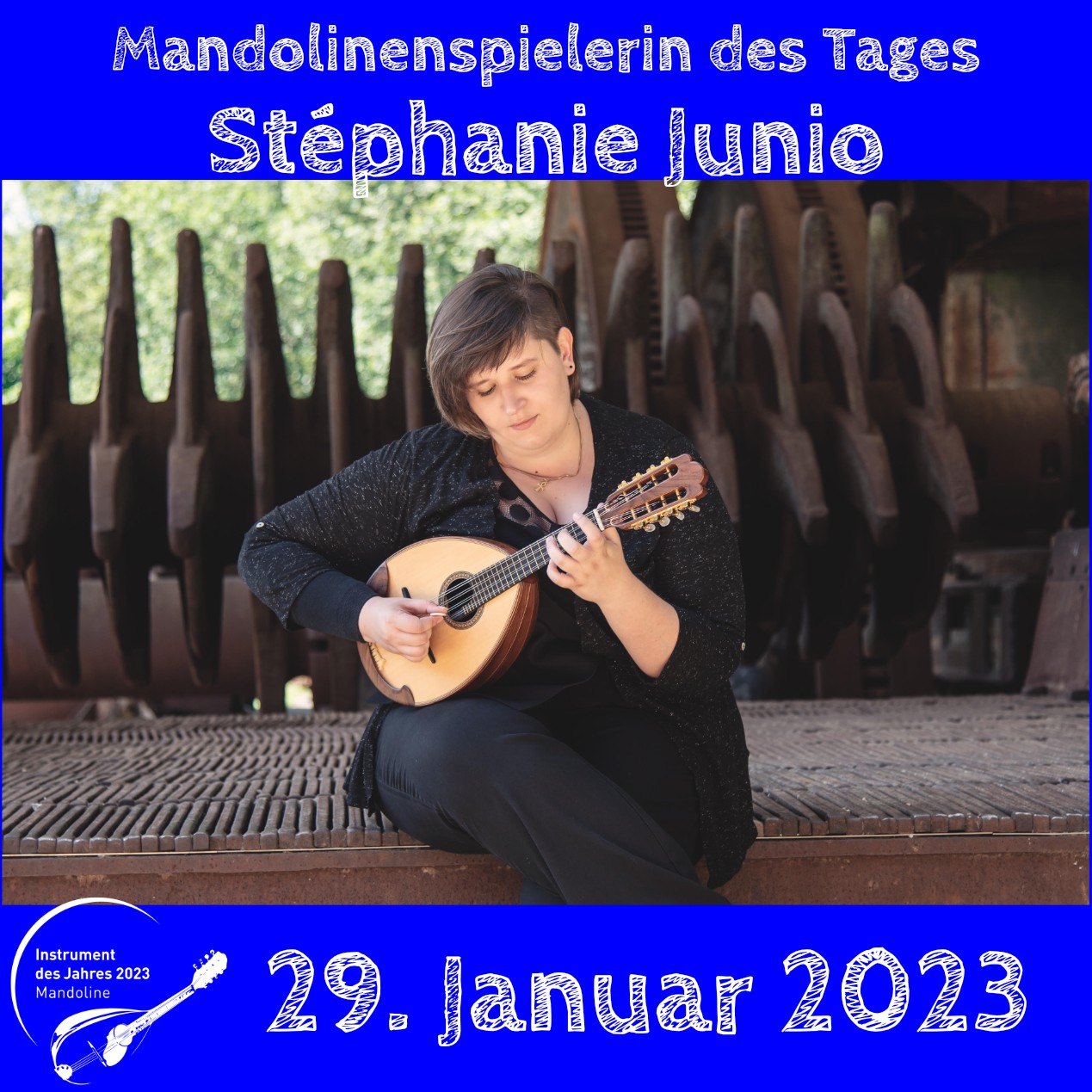 Stéphanie Junio Mandoline Instrument des Jahres 2023 Mandolinenspielerin des Tages