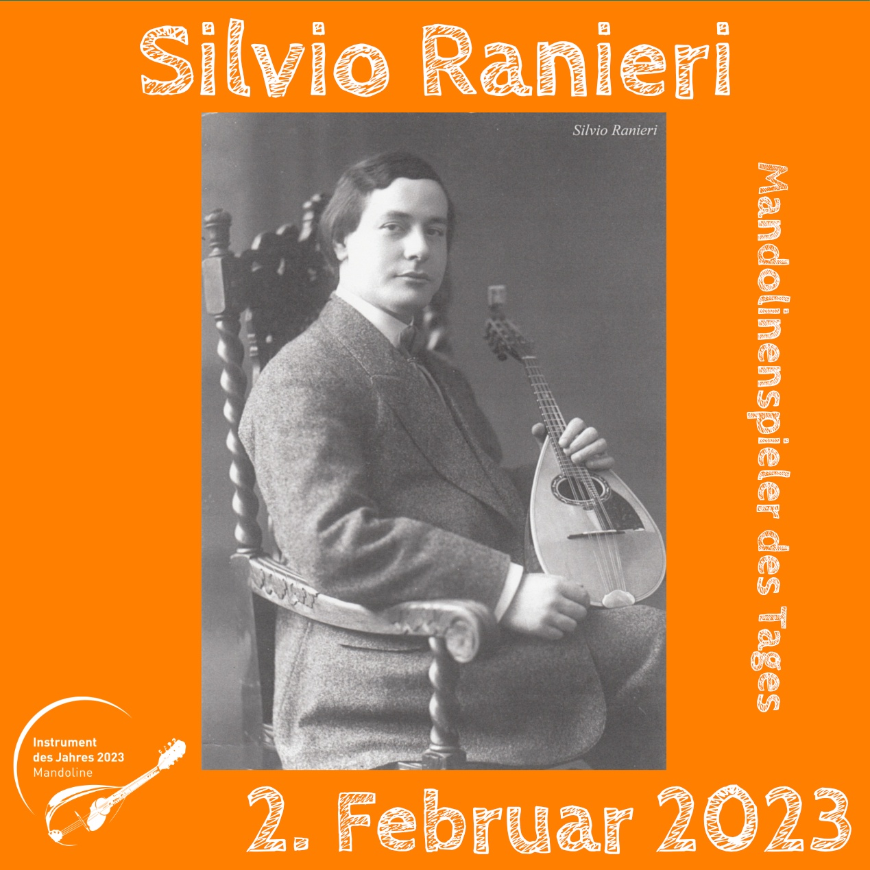 Silvio Ranieri Mandolinenspieler des Tages Mandoline Instrument des Jahres 2023