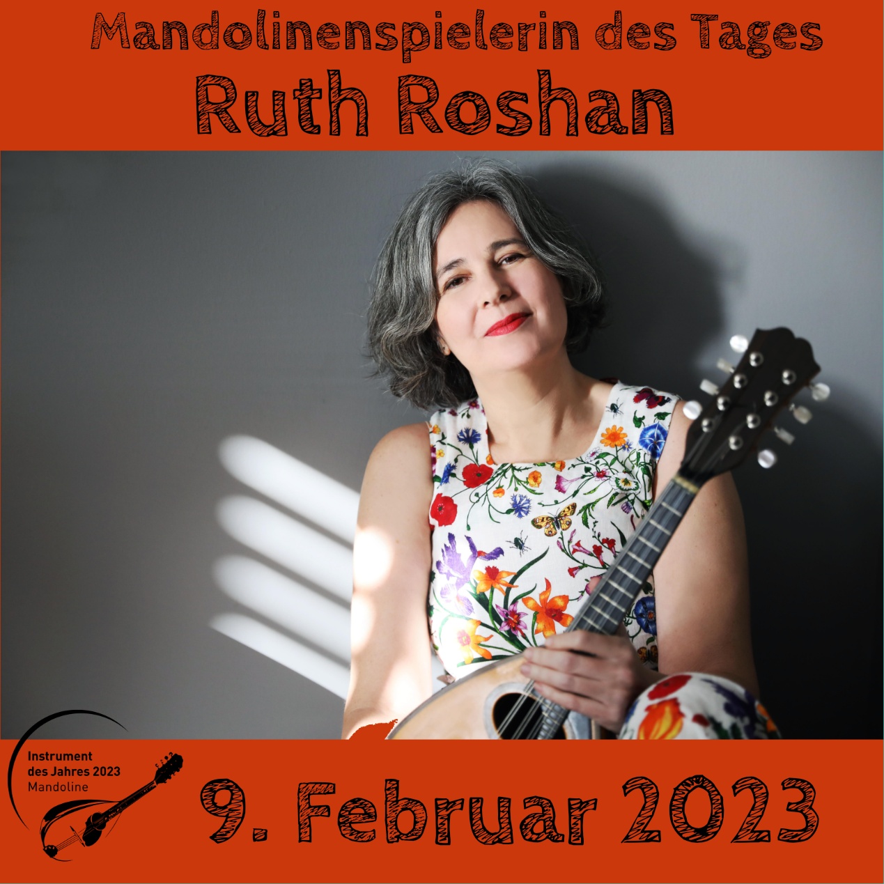 Ruth Roshan Mandoline Instrument des Jahres 2023 Mandolinenspielerin des Tages