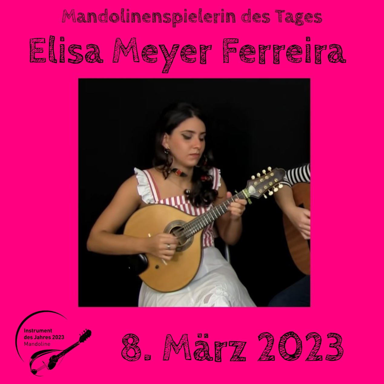 Elisa Meyer Ferreira Mandoline Instrument des Jahres 2023 Mandolinenspielerin  des Tages
