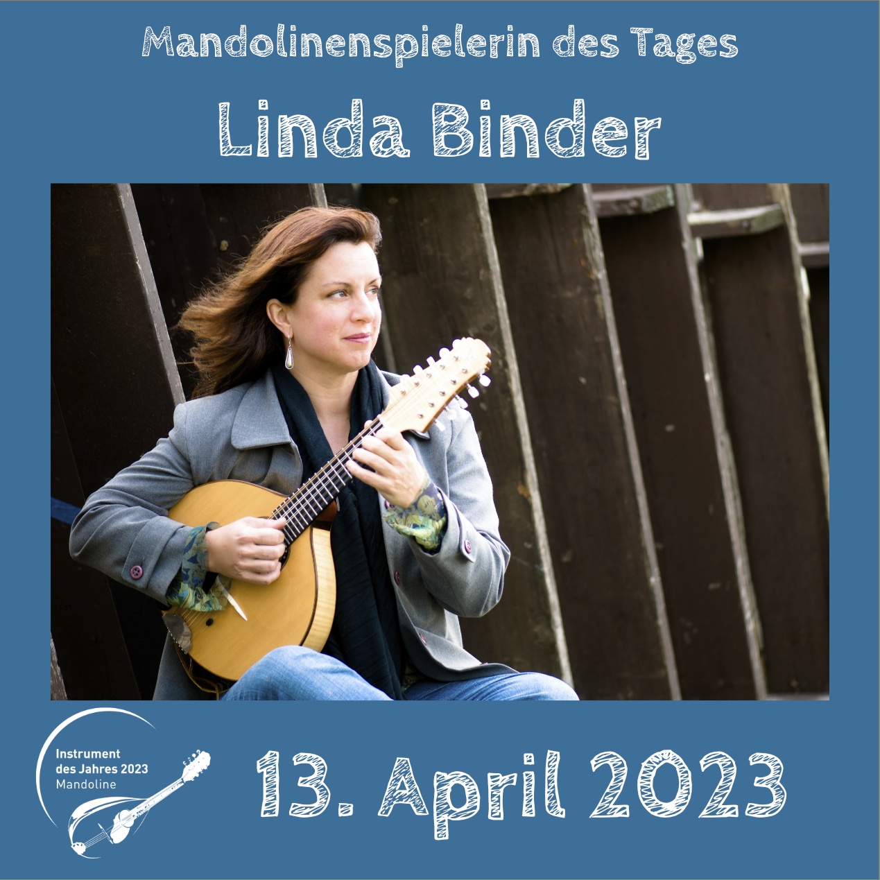 Linda Binder Instrument des Jahres 2023 Mandolinenspieler Mandolinenspielerin des Tages