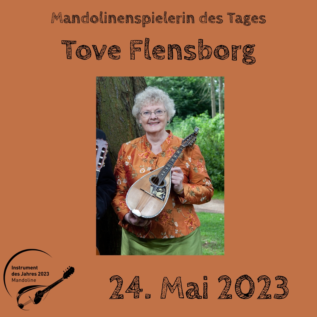 Tove Flensborg Mandoline Instrument des Jahres 2023 Mandolinenspieler Mandolinenspielerin des Tages