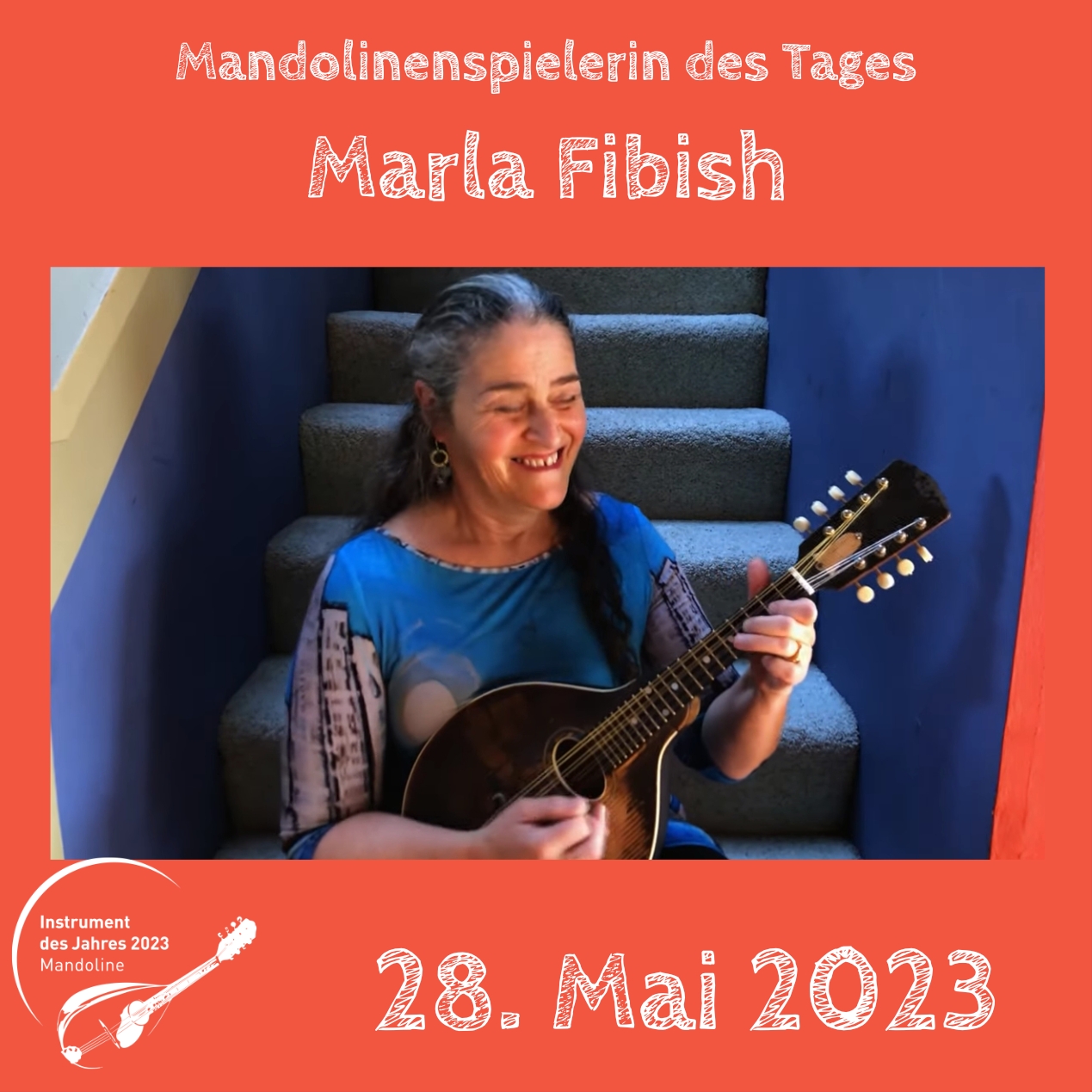 Marla Fibish Mandoline Instrument des Jahres 2023 Mandolinenspieler Mandolinenspielerin des Tages