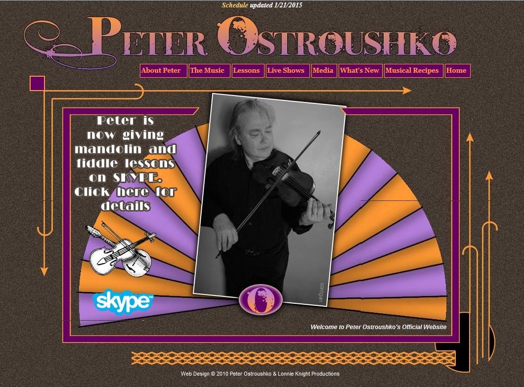 Peter Ostroushko Mandoline Instrument des Jahres Mandolinenspieler des Tages