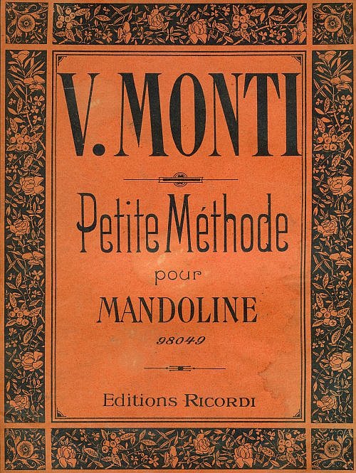 Monti - Petite Methode pour Mandoline op. 245 - Cover